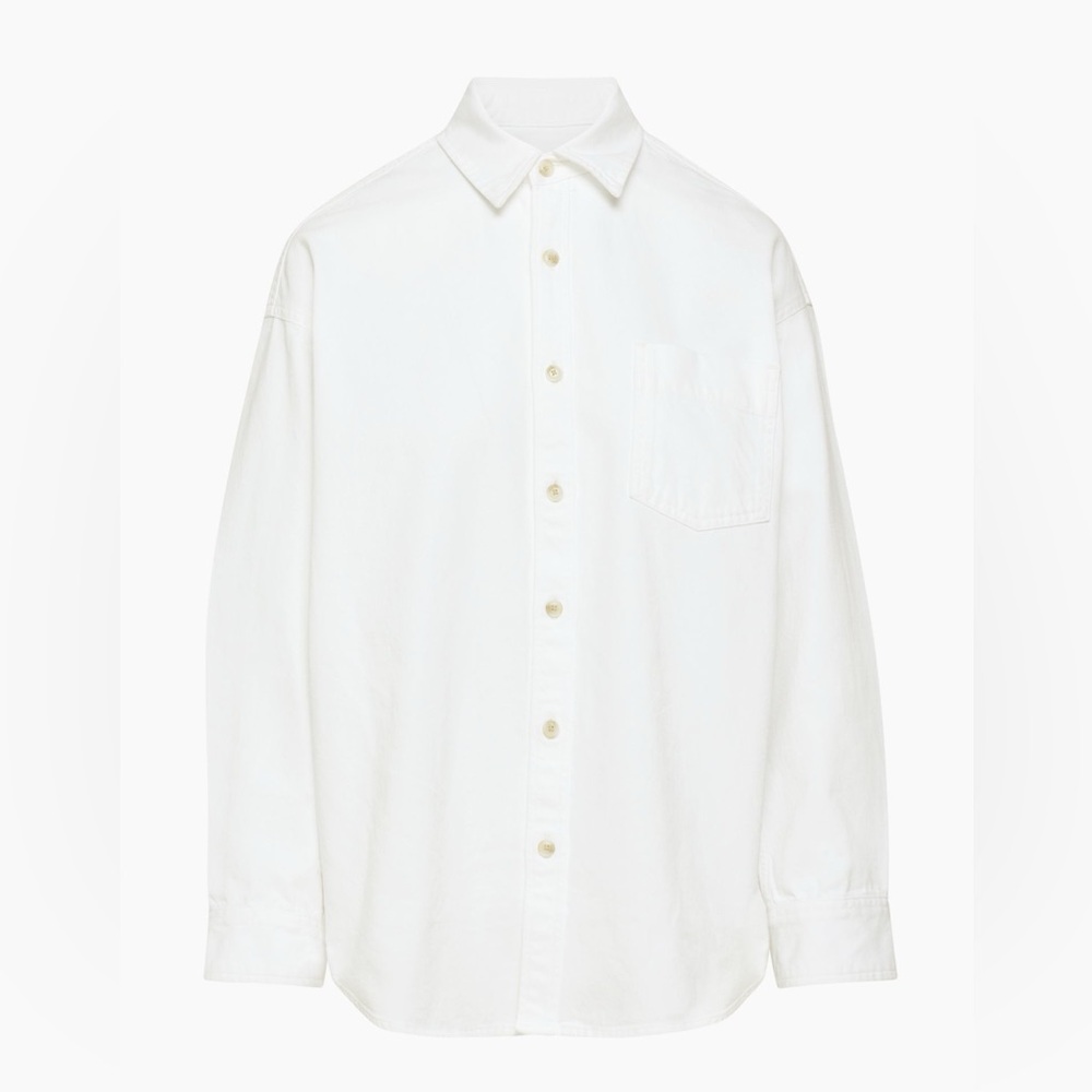 Denim Forum ‘80s Comfy Shirt - Women’s Size L - White